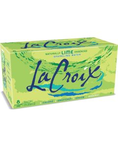 La Croix Sparkling Water Lime - 8 Cans