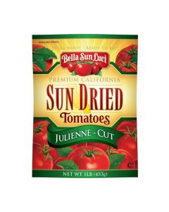 16 oz Bella Sun Luci Sun Dried Tomatoes Julienne Cut
