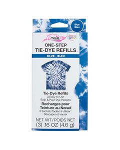 Tulip OneStep TieDye Kit 3 Fabric Dye Refill Packs Packs Blue