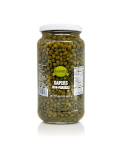 Sanniti Spanish Non Pareil Capers in Vinegar and Salt Brine 335 oz