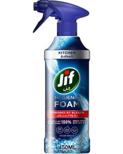 Jif Kitchen Hygienic Foam Powered By Bleach Ocean Breeze 450 ML