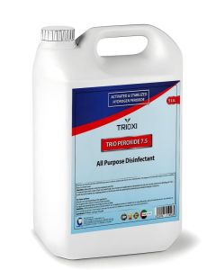Trio Peroxide 7.5 Activated & Stabilized Hydrogen Peroxide All Purpose Disinfectant 5L