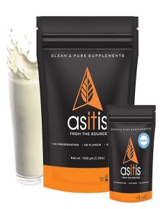 Asitis Nutrition Whey Protein Concentrate 80% Unflavoured, Labdoor Certified (Whey protein Concentrate 1kg + Creatine 100gms) / Combo pack