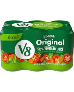 V8 Original 100 Vegetable Juice 115 fl oz Can 6 Pack