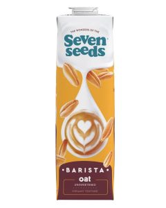 Seven Seeds Oat Drink Barista Blend, Creamy Texture, For Coffee & Latte Art, Dairy and Lactose free 1 Litre.