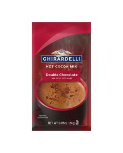 Ghirardelli Double Chocolate Hot Cocoa Mix 085Ounce Packets Pack of 10