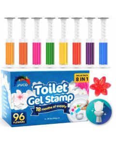 JAVCO 96 Flowers Flower Toilet Gel Stamp Toilet Scent Fresheners Mix Scent