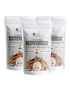 Bliss of Earth 100gm Ashwagandha Powder Organic Withania Somnifera Premium Grade Help Boost Immunity Pack of 3