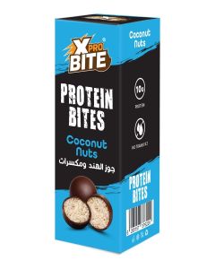 XPro Bite Protein Snack Bites / Coconut Nuts Flavor / 10g Protein / No Added Sugar / Gluten Free / 40g Pack