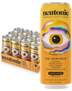 Neutonic Nootropic Productivity Energy Drink - Orange Sunrise