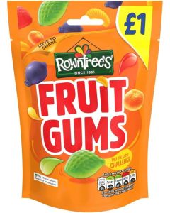 Rowntree's Fruit Gums 120G - Chewy Fruity Sweets in Assorted Flavors