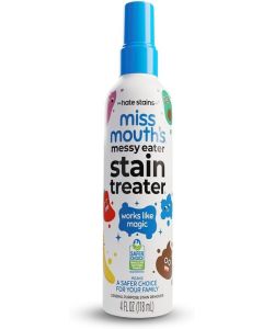 Miss Mouth's Messy Eater Stain Treater Spray - 4oz Stain Remover - Newborn & Baby Essentials - No Dry Cleaning Food, Grease, Coffee Off Laundry, Underwear, Fabric