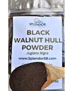 Splendor Black Walnut Hull Powder Natural Colorant 4oz for Soap Making Cosmetic Making and Fabric Dye