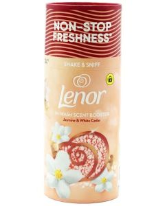 Lenor In-Wash Scent Booster Beads Jasmine & White Cedar Laundry Fragrance Booster Long Lasting Fresh Freshener for Clothes 155g