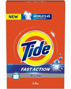 Tide Original Laundry Detergent Powder - 1.5 Kg x 6, Blue