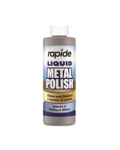 Eliz Rapide Liquid Metal Polish 250ml - Use on Silver, Copper, Brass, Aluminium, Stainless Steel and Chrome. Copper Polish, Silver Polish, Brass Polish. Perfect Solution for Projects
