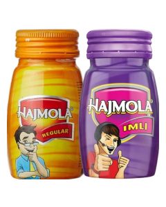 (Pack of 2) Hajmola Regular and Imli Tasty Digestive Tablet's 2 x 120 tablet's Regular/Imli