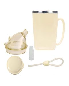 KIKIGOAL Convalescent Feeding Cup, Drinking Cup with Straw for Disabled Patient Maternity Drink Water Porridge Soup, Drinking Aids