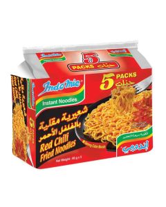 Indomie Red Chili Fried Instant Noodles- 5pcs
