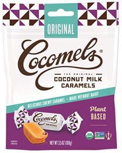 Cocomels Coconut Milk Caramels Original Flavor Organic Dairy Free Vegan Gluten Free NonGMO No High Fructose Corn Syrup Kosher Plant Based Individually Wrapped Candy 1 Pack