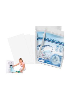 Eco-Friendly Laundry Detergent Sheets, 60 Biodegradable Sheets, Zero Waste, Cruelty-Free, for Sensitive Skin