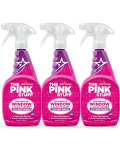 Stardrops The Pink Stuff The Miracle Window Glass Cleaner with Rose Vinegar 3Pack Bundle 3 Window Glass Cleaner