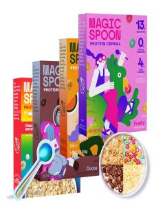 Magic Spoon High Protein Cereal Variety 4 Pack - Keto & Gluten Free