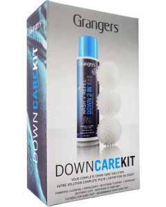 Grangers Down Care Kit with Wash Repel for Down 2 In 1 10 oz and 3 Reusable Dry Balls To Restore Down Loft