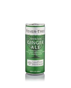 FeverTree Ginger Ale Premium Mixer for Cocktails and Mocktails 845 fl oz Cans Pack of 4 Naturally Sourced NonGMO