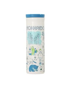 Starbucks 2021 Hokkaido Been There Series Stainless Steel Bottle 165 fl oz 473 ml Blue