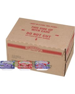Smucker's Assortment No.4 - 0.5 Ounce Cups (Pack of 200) - Grape, Strawberry, and Mixed Fruit