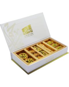 Abu Al Jedi 150g Mixed Baklava - Premium Arabic Sweets Gift Box for Eid, Diwali, and Special Occasions – Middle Eastern Dessert – Traditional Baklawa