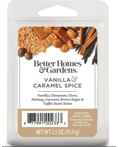 Better Homes and Gardens Wax Cubes Vanilla Caramel Spice