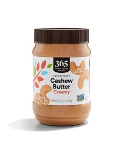 365 by Whole Foods Market Creamy Cashew Butter 16 Ounce