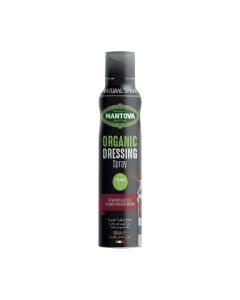 Mantova Organic Dressing Spray 200ml. Extra Virgin Olive Oil and Balsamic Vinegar, 200ml