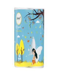 Beeta Ultra-Soft Toilet Tissue Paper Roll Dia. 3-Ply Bath Tissue, White -4 Rolls (Pack of 1 100% Natural Cellulose Fiber