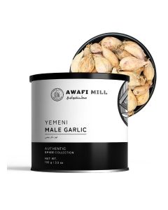 AWAFI MILL Yemeni Male Garlic 100g / Thoom Dhakar / Whole Garlic Bulbs