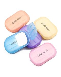 Grab Kart Disposable Travel Paper Soap Strips For Handwash Travelling Scented Mini Paper Soap Sheets Flakes Cleaning Foaming Hand Washing Pack Of 2 Total 40 Sheets