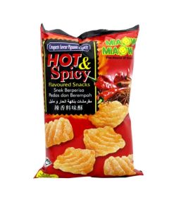 Miaow Miaow Hot And Spicy Flavored Snacks- 50gms