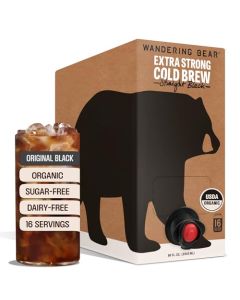 Wandering Bear Straight Black Organic Cold Brew Coffee On Tap