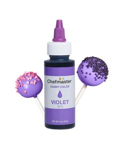 Chefmaster Violet Candy Color TrueTone Shades OilBased ProfessionalGrade Dye Chocolate Strawberries Cake Pops Decorating EasytoUse Manufactured in the USA 2 oz