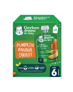 Organic Puree Pouch in Pumpkin, Banana & Carrot Value Pack