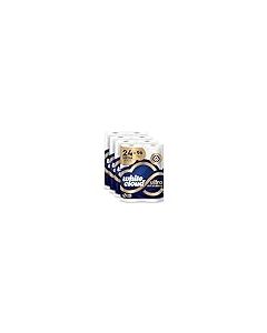 White Cloud Ultra Soft Strong Toilet Paper 4 packs of 6 Mega Rolls 96 Regular Rolls