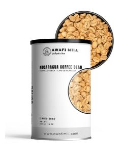 AWAFI MILL Nicaragua Coffee Beans 500 g / 17.6 Oz / 100% Arabica / Single-Origin Whole Beans with Smooth & Balanced Flavor