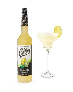 Collins Margarita Mix, Made With Lime, Lemon, and Orange Juice With Natural Flavors, Cocktail Recipe Ingredient, Home Bar accessories Cocktail Mixers, 32 fl oz