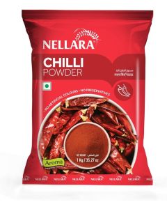 Nellara Chilli Powder 1kg - No Artificial Colours, No Preservatives