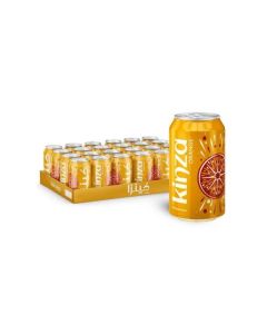 Kinza Orange Carbonated Soft Drink Tin 24 x 320ml