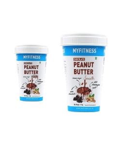 MYFITNESS Chocolate Peanut Butter Crispy 510gm & Chocolate Peanut Butter Smooth 510gm