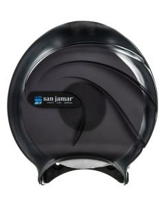 San Jamar Oceans Plastic Single Jumbo Bath Tissue Dispenser 325 Core Black Pearl 1 Count Pack of 1