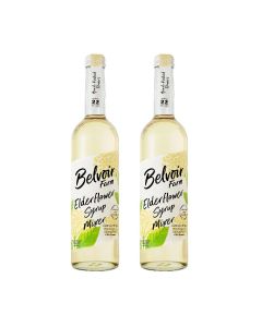 BELVOIR FRUIT FARMS Elderflower Syrup Mixer HandPicked Flowers Makes Up To 22 Glasses Traditional Family Recipe 500ml 169 fl oz each Pack of 2